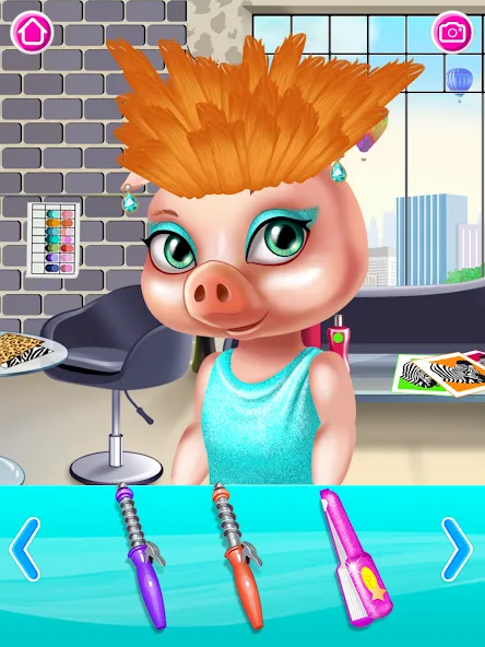 Beauty salon: hair salon  [МОД Все открыто] Screenshot 3