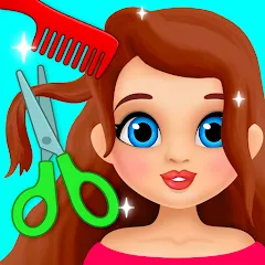 Скачать взломанную Hair salon  [МОД Много монет] - последняя версия apk на Андроид