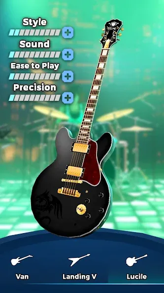 Guitar Band: Rock Battle (Гитарная группа)  [МОД Бесконечные монеты] Screenshot 2