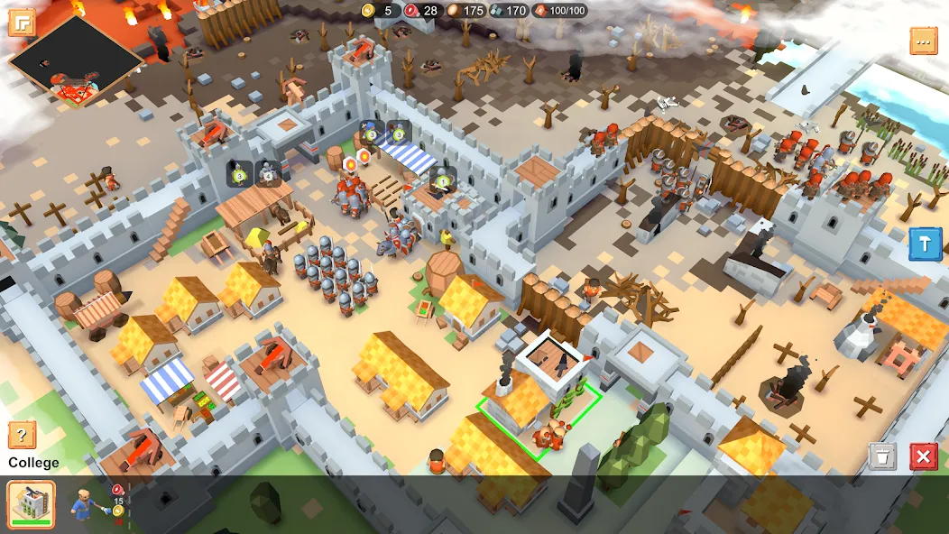 RTS Siege Up! - Medieval War  [МОД Mega Pack] Screenshot 1