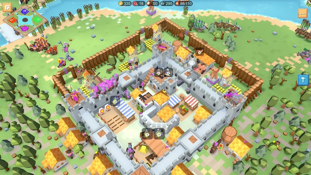 RTS Siege Up! - Medieval War  [МОД Mega Pack] Screenshot 2