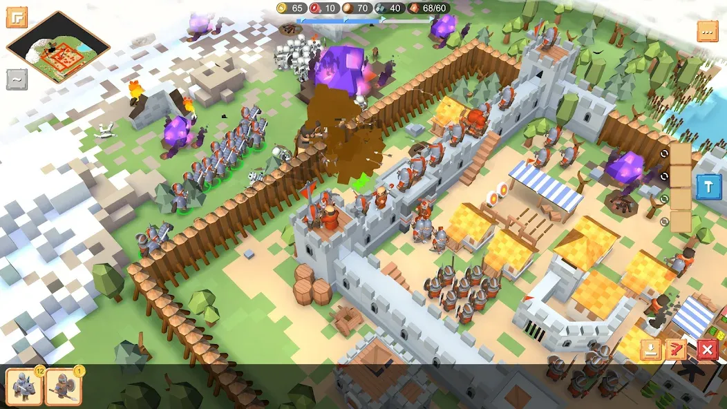 RTS Siege Up! - Medieval War  [МОД Mega Pack] Screenshot 4