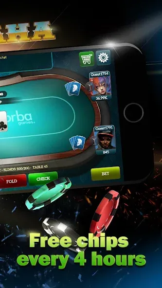 Live Poker Tables–Texas holdem  [МОД Все открыто] Screenshot 4