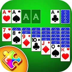 Взломанная Solitaire Puzzle : Card Jigsaw (Солитер головоломка)  [МОД Бесконечные деньги] - последняя версия apk на Андроид