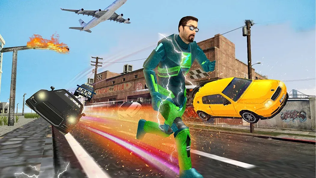 Light Superhero Speed Hero  [МОД Mega Pack] Screenshot 2