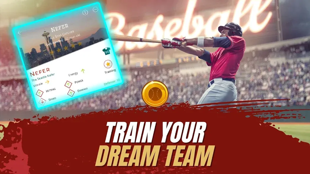 Astonishing Baseball Manager (Астонишинг Бейсбол Менеджер)  [МОД Бесконечные деньги] Screenshot 3