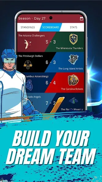 Astonishing Hockey Manager (Астонишинг Хоккей Менеджер)  [МОД Бесконечные монеты] Screenshot 2