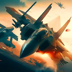 Скачать взломанную Aircraft Strike: Jet Fighter  [МОД Много денег] - стабильная версия apk на Андроид