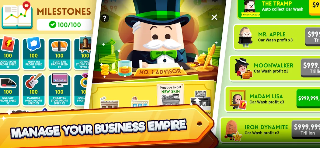 Cash, Inc. Fame & Fortune Game  [МОД Бесконечные монеты] Screenshot 4