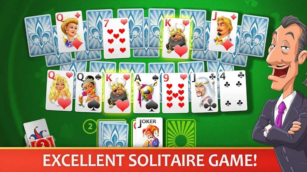 Solitaire Perfect Match  [МОД Mega Pack] Screenshot 1