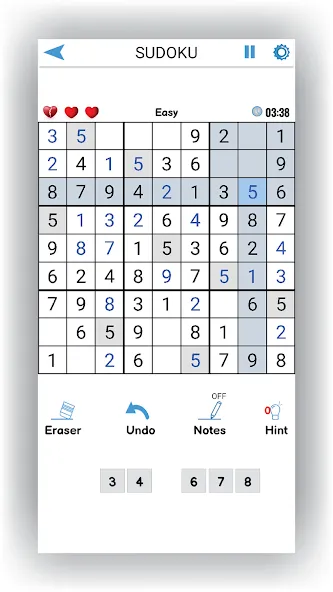 Sudoku Offline: Hard Puzzles (Судоку Оффлайн)  [МОД Mega Pack] Screenshot 2