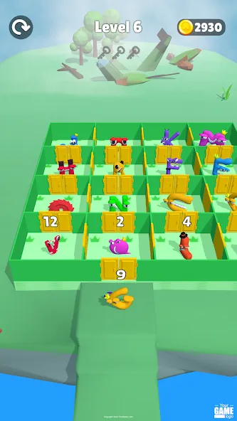 Alphabet Battle: Room Maze (Алфавит батл)  [МОД Бесконечные монеты] Screenshot 5