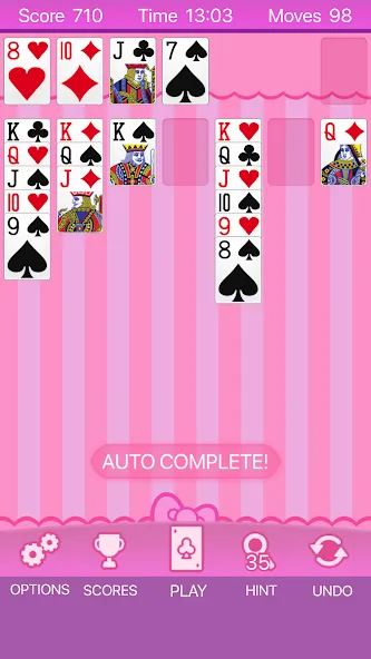 Pink Solitaire (Пинк Солитер)  [МОД Много денег] Screenshot 1