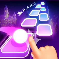 Взломанная Tiles Hop: EDM Rush (Тайлс Хоп)  [МОД Много денег] - стабильная версия apk на Андроид