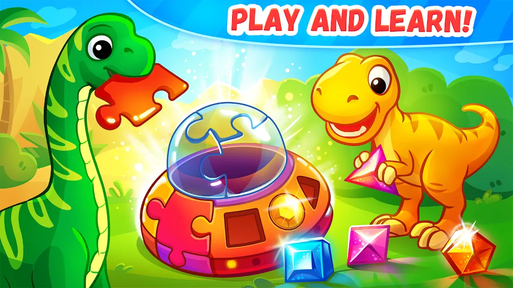 Dinosaur games for kids age 2  [МОД Unlimited Money] Screenshot 2