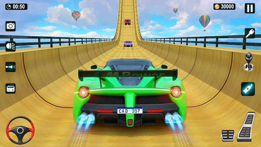 GT Car Stunt 3D: Ramp Car Game  [МОД Mega Pack] Screenshot 1