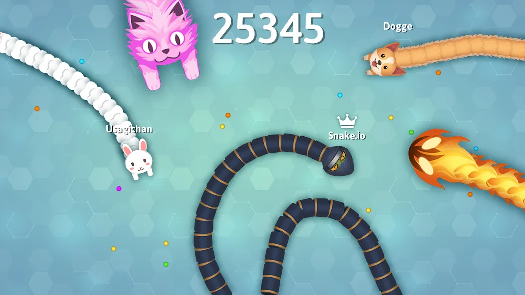 Snake.io - Fun Snake .io Games  [МОД Бесконечные монеты] Screenshot 1