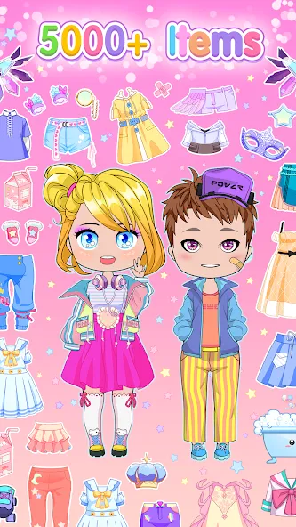 Chibi Doll Dress Up Games  [МОД Меню] Screenshot 3