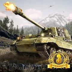 Скачать взломанную Tank Warfare: PvP Battle Game (Танковое сражение)  [МОД Unlimited Money] - последняя версия apk на Андроид