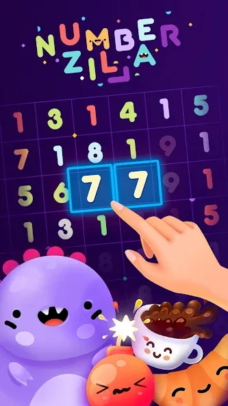 Numberzilla: Number Match Game (Намберзилла)  [МОД Все открыто] Screenshot 1