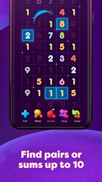 Numberzilla: Number Match Game (Намберзилла)  [МОД Все открыто] Screenshot 3