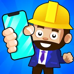 Взломанная Idle Smartphone Tycoon Factory (Смартфон Фабрика Айдл Тайкун)  [МОД Меню] - последняя версия apk на Андроид