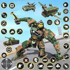 Взлом Army Bus Robot Car Game 3d  [МОД Unlimited Money] - полная версия apk на Андроид