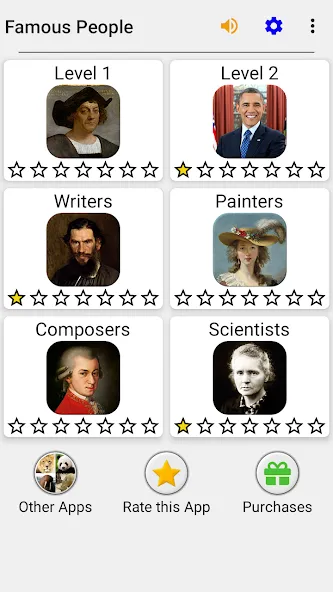 Famous People - History Quiz  [МОД Menu] Screenshot 3