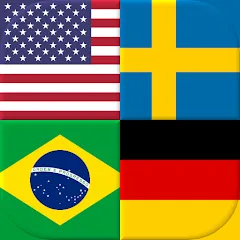 Скачать взлом Flags of All World Countries  [МОД Все открыто] - полная версия apk на Андроид