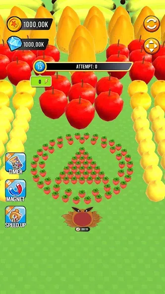 Fruit hole: Black hole (Фрут хол)  [МОД Много денег] Screenshot 1