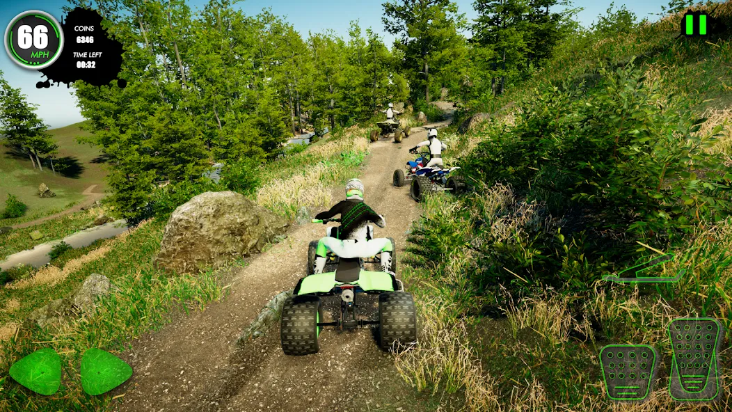 Atv Car Games Bike Offroad 4x4 (ЭиТиВи)  [МОД Бесконечные деньги] Screenshot 3