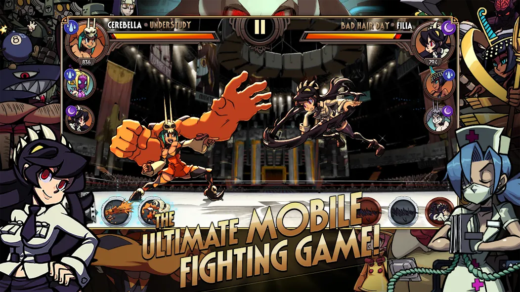 Skullgirls: Fighting RPG (Скулгрлз)  [МОД Menu] Screenshot 1