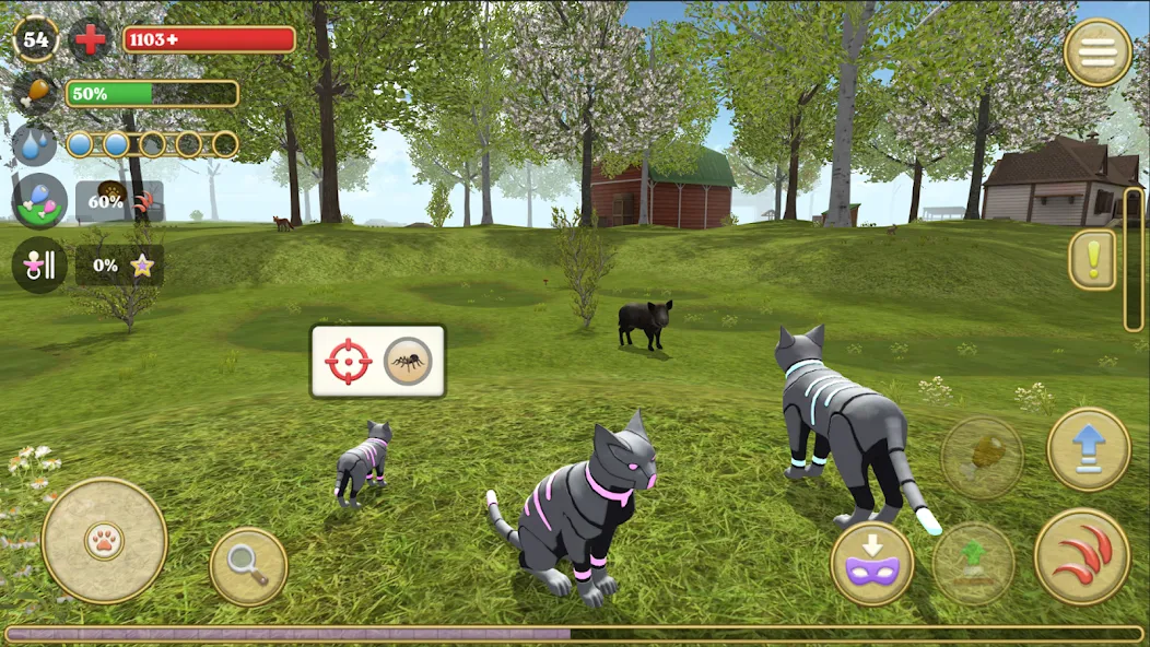 Cat Simulator : Kitties Family  [МОД Много монет] Screenshot 5