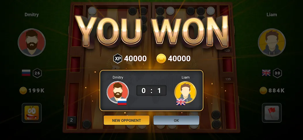 Backgammon Champs - Board Game (Бэкгаммон Чемпс)  [МОД Menu] Screenshot 4