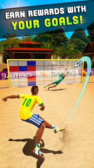 Shoot Goal - Beach Soccer Game (Шут)  [МОД Unlocked] Screenshot 2