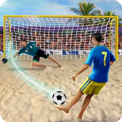 Взломанная Shoot Goal - Beach Soccer Game (Шут)  [МОД Unlocked] - последняя версия apk на Андроид