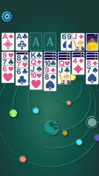 Solitaire Space™ (Солярис Спейс)  [МОД Бесконечные монеты] Screenshot 4