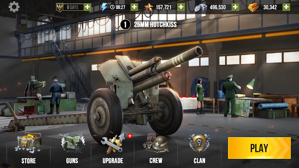 World of Artillery: Cannon War (Ворлд оф Артиллери)  [МОД Menu] Screenshot 4