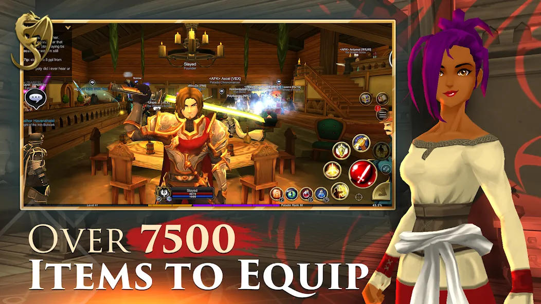 AdventureQuest 3D MMO RPG (АдвенчурКвест 3Д ММО РПГ)  [МОД Много монет] Screenshot 4