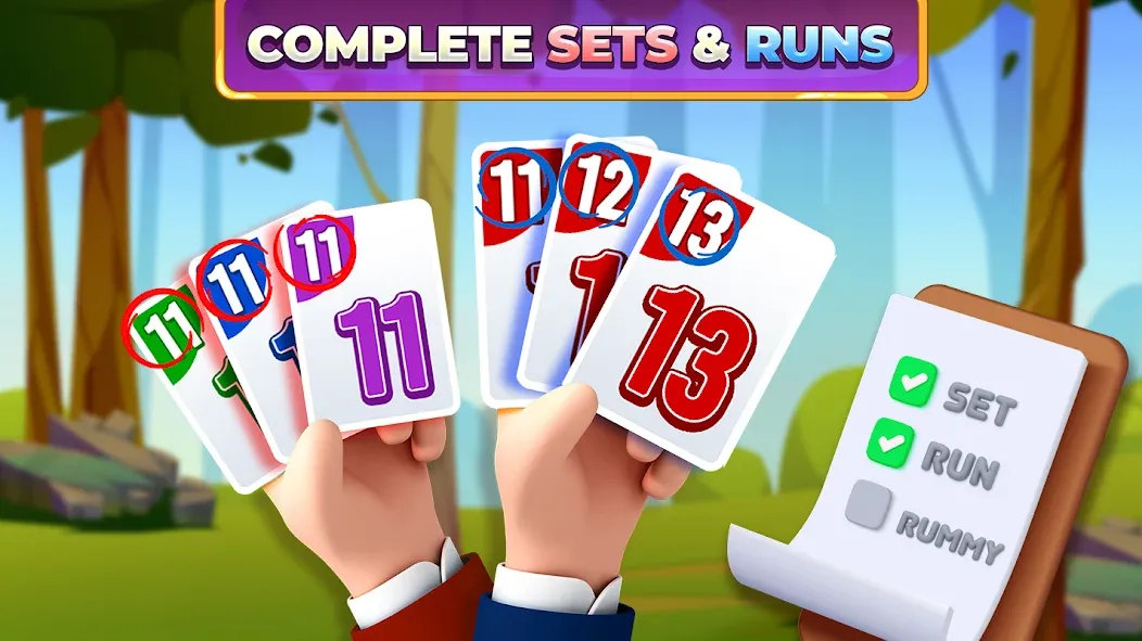 Rummy Rush - Classic Card Game (Рамми Раш)  [МОД Menu] Screenshot 2