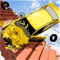 Скачать взломанную Beam Drive Crash Death Stair C (Бим Драйв Краш Дэт Стэр С)  [МОД Меню] - стабильная версия apk на Андроид