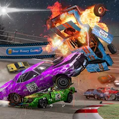 Взломанная Demolition Derby 3 (Демолиция Дерби 3)  [МОД Unlocked] - полная версия apk на Андроид