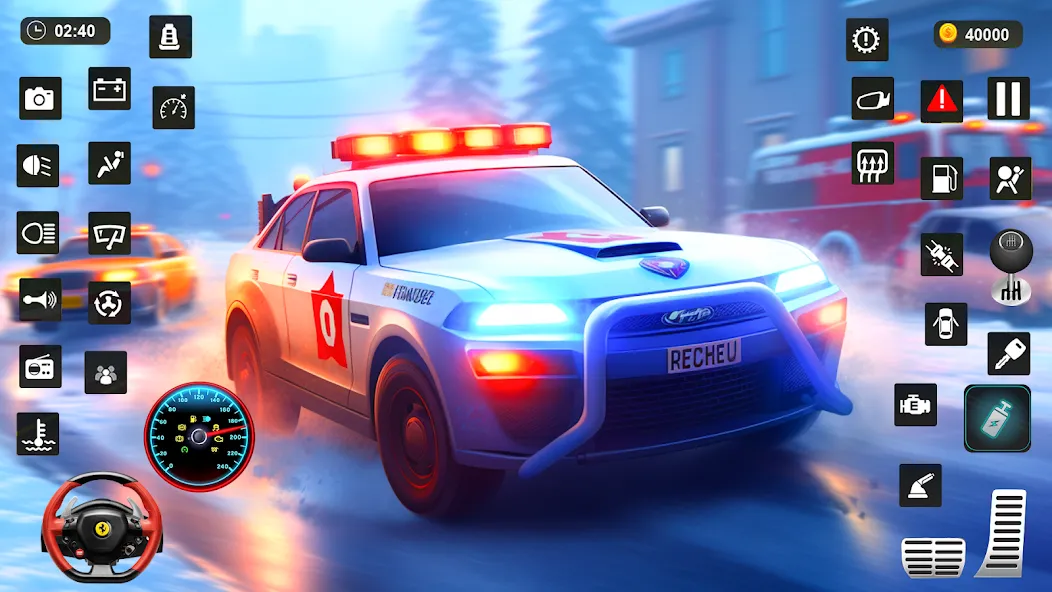 Police Car Kids Driving Game (Кидс Полис Геймс)  [МОД Много монет] Screenshot 1