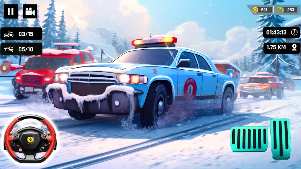 Police Car Kids Driving Game (Кидс Полис Геймс)  [МОД Много монет] Screenshot 3