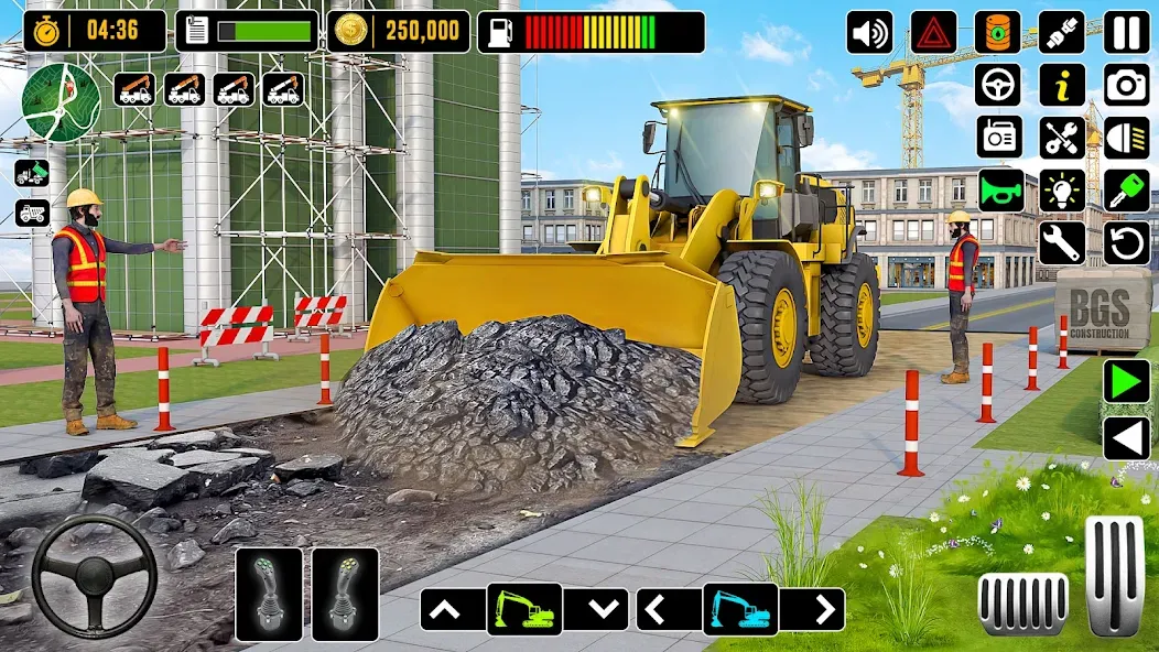 City Road Construction Games (Сити Роад Конструкшн Геймс)  [МОД Unlocked] Screenshot 2