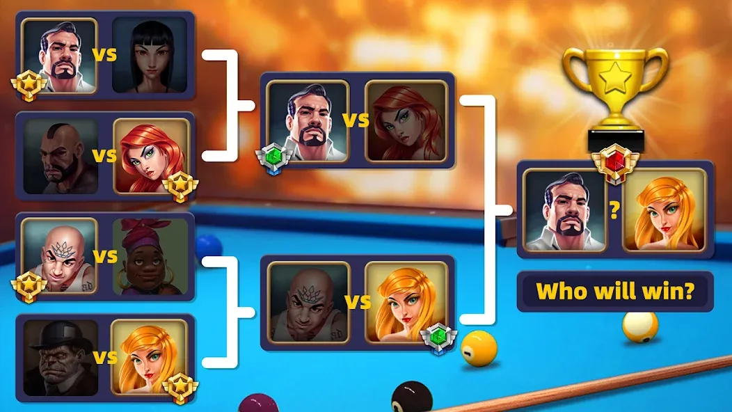 8 Pool Clash (Пул Клаш)  [МОД Menu] Screenshot 4