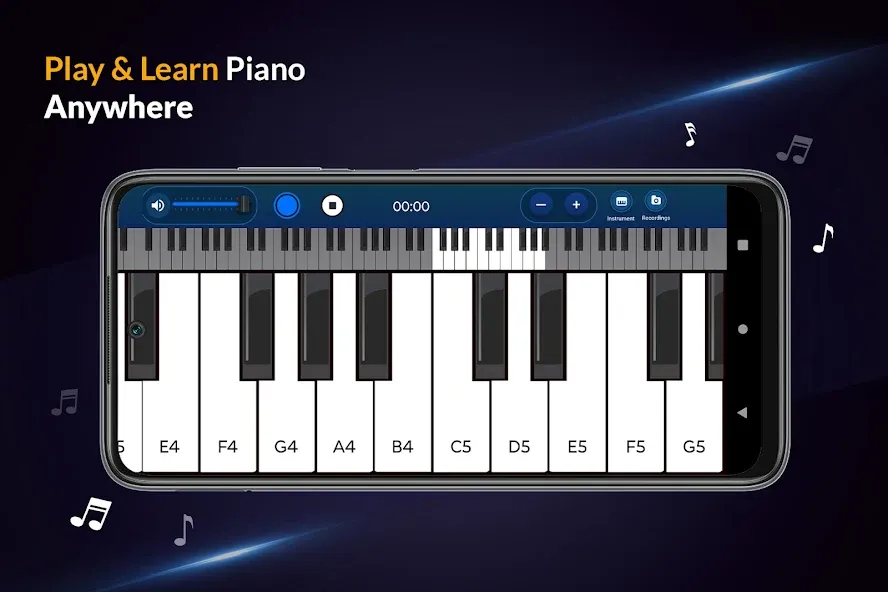 Real Piano Keyboard  [МОД Unlimited Money] Screenshot 1