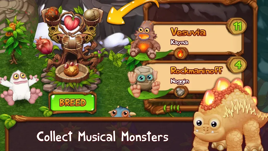 Singing Monsters: Dawn of Fire (Сингинг Монстерс)  [МОД Бесконечные монеты] Screenshot 1