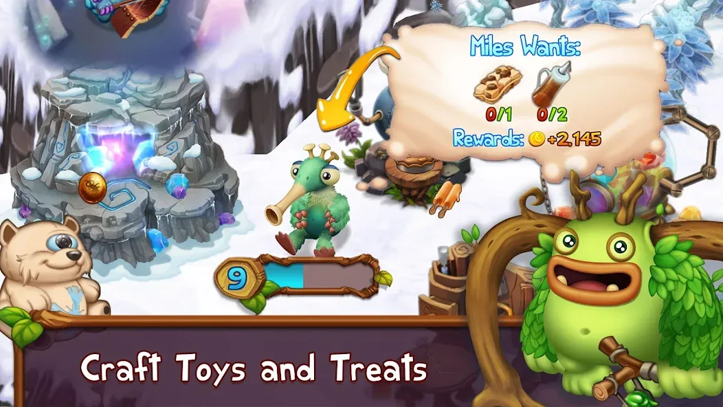 Singing Monsters: Dawn of Fire (Сингинг Монстерс)  [МОД Бесконечные монеты] Screenshot 2