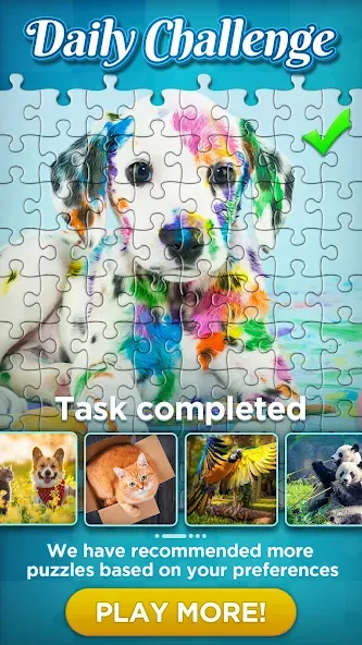 Jigsaw Puzzles  [МОД Много монет] Screenshot 4